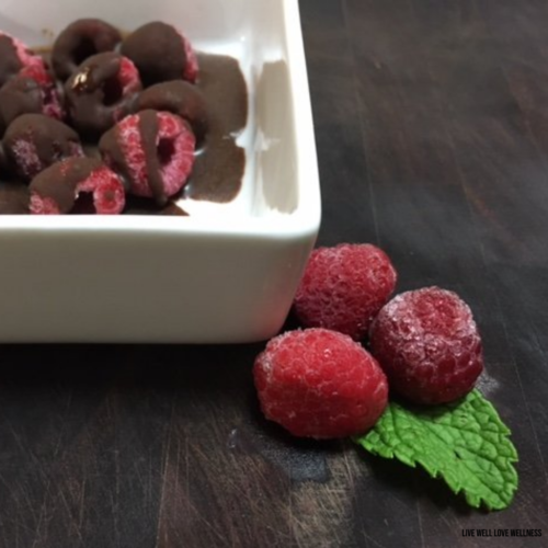 frozen raspberry dessert choc magic