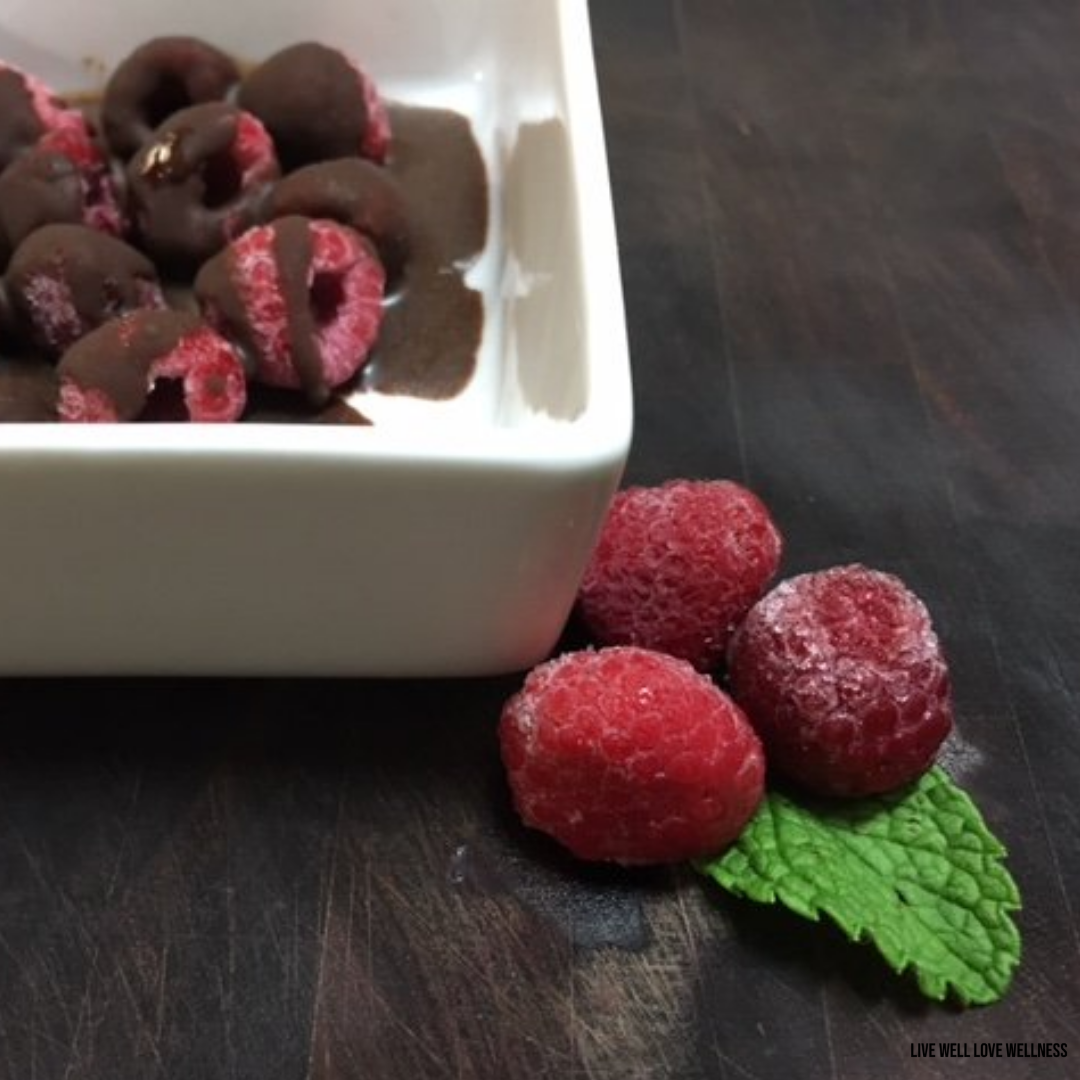 Frozen Raspberry Dessert with Choc Magic LIVE WELL LOVE WELLNESS
