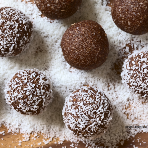 choc orange bliss balls