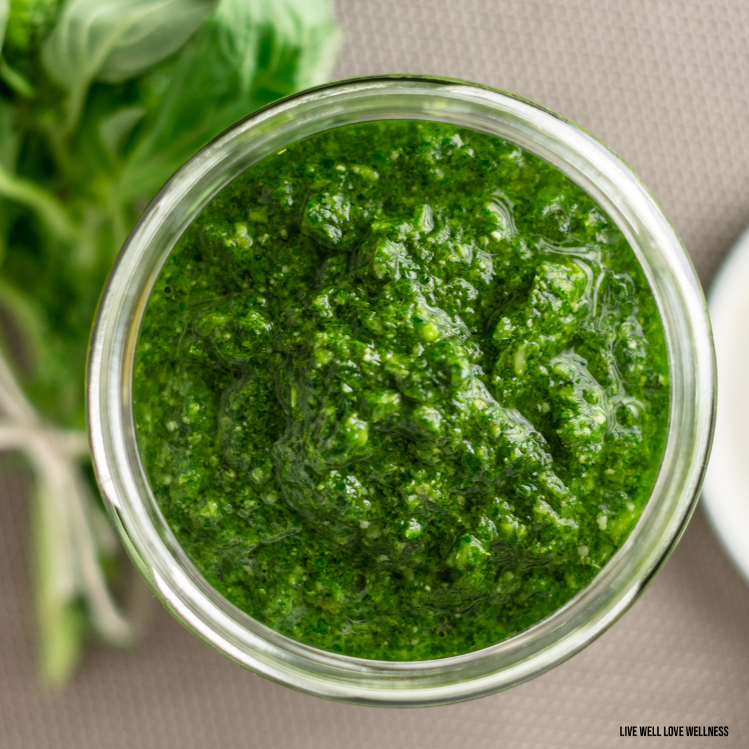 Pesto with a Basil Alternative Live Well Love Wellness