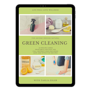GREEN CLEANING RECIPE CARDS