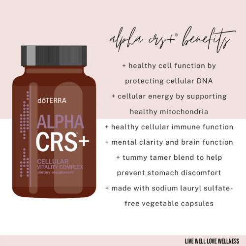 alpha crs+ from the lifelong vitality pack to support overall healthy cell function by protecting cellular DNA