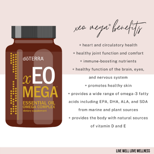 xEO MEGA for heart ad circulatory health, healthy joint function and immune-boosting nutrients