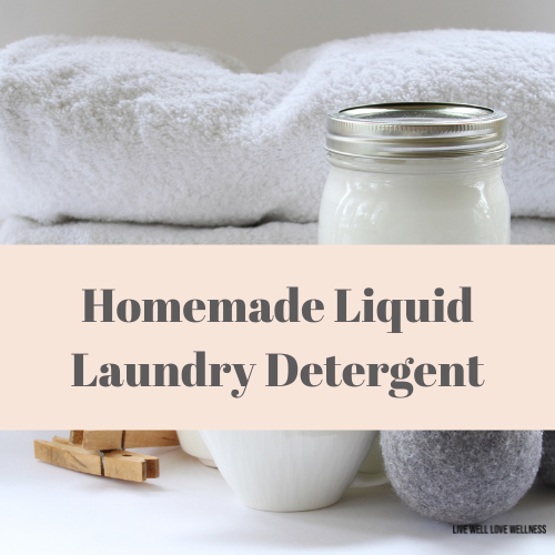homemade liquid laundry detergent