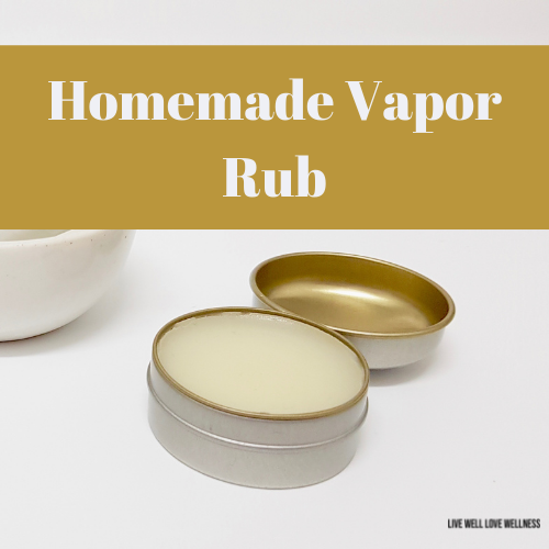 Homemade Vapour Rub to support the respiratory system