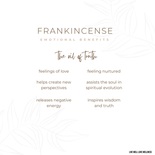 Frankincense emotional benefits