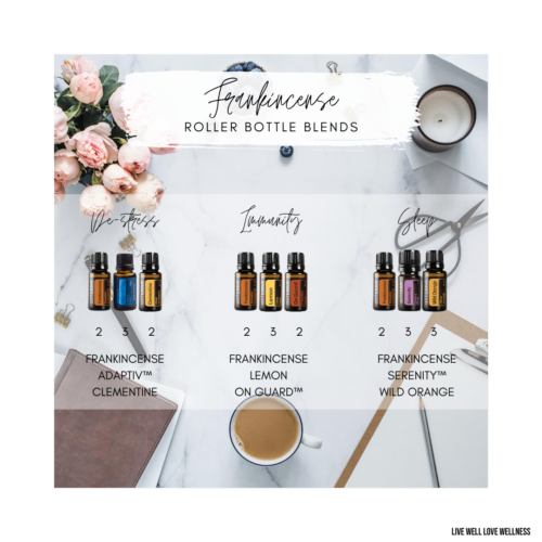 frankincense roller bottle blends