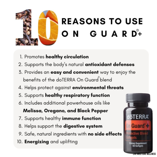 10 reasons to use on guard softgels
