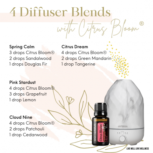 citrus bloom diffuser blends